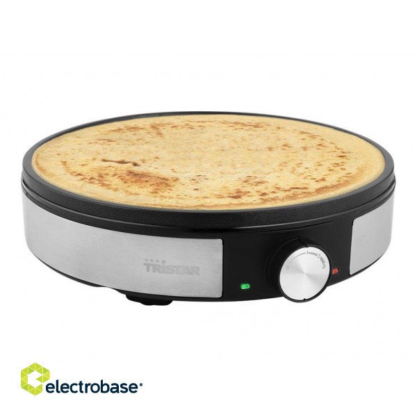 Tristar | Crepe maker | BP-2638 | 1200 W | Number of pastry 1 | Crepe | Silver фото 6