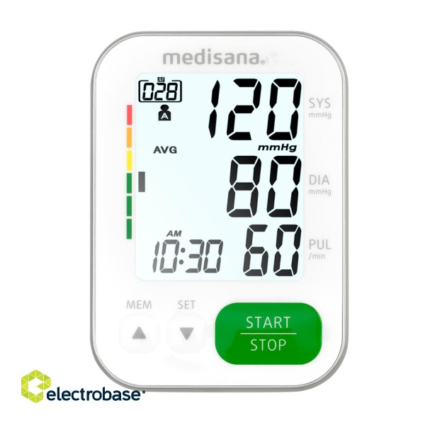 Medisana | Blood Pressure Monitor | BU 565 | Memory function | Number of users 2 user(s) | White image 2