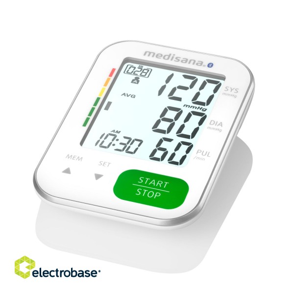Medisana | Connect Blood Pressure Monitor | BU 570 | Memory function | Number of users 2 user(s) | White image 1