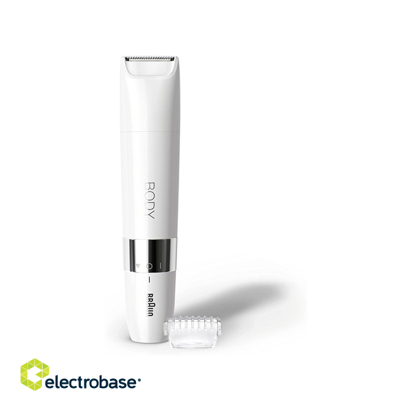 Braun | Body Mini Trimmer | BS1000 | Bulb lifetime (flashes) Not applicable | Number of power levels 1 | Wet & Dry | White image 8