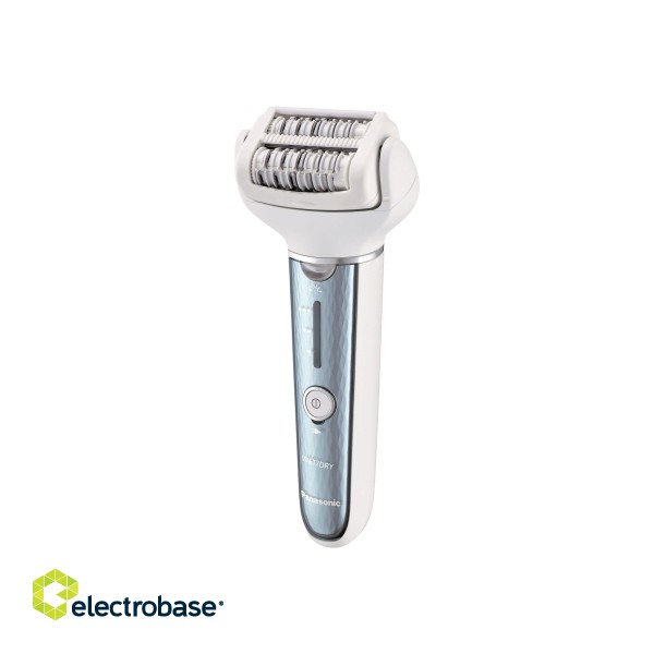 Panasonic | Epilator | ES-EL2A-A503 | Operating time (max) 30 min | Number of power levels 3 | Wet & Dry | Grey/White фото 2