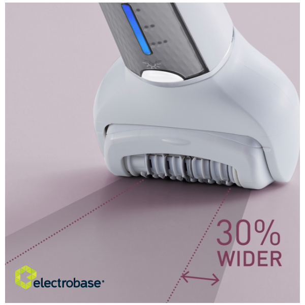 Panasonic | ES-EL2A-A503 | Epilator | Operating time (max) 30 min | Number of power levels 3 | Wet & Dry | Grey/White фото 9