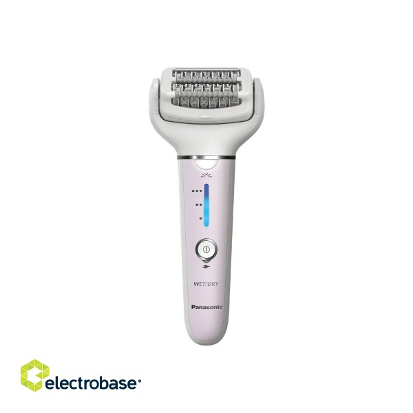 Panasonic | ES-EY80-P503 | Epilator | Operating time (max) 30 min | Number of power levels 3 | Wet & Dry | White/Pink image 3