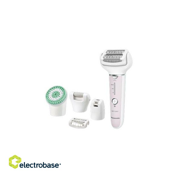 Panasonic | Epilator | ES-EY80-P503 | Operating time (max) 30 min | Number of power levels 3 | Wet & Dry | White/Pink фото 4