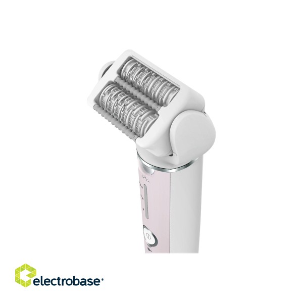 Panasonic | ES-EY80-P503 | Epilator | Operating time (max) 30 min | Number of power levels 3 | Wet & Dry | White/Pink фото 6