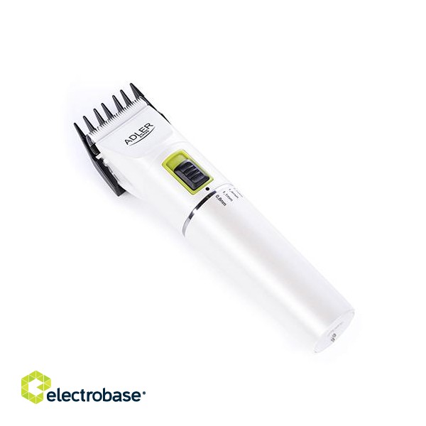 Adler | Hair clipper | AD 2827 | Cordless or corded | Number of length steps 4 | White image 3