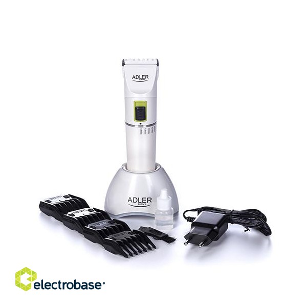 Adler | Hair clipper | AD 2827 | Cordless or corded | Number of length steps 4 | White image 4