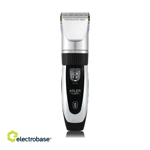 Adler | Hair clipper for pets | AD 2823 | Hair clipper for pets | Silver paveikslėlis 1