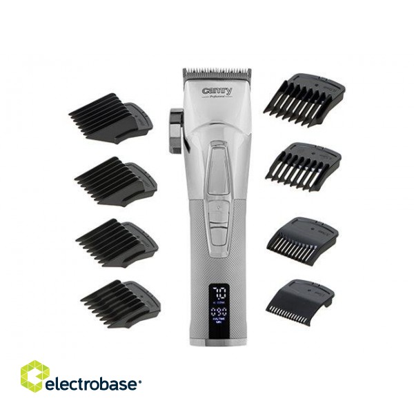 Camry | Premium Hair Clipper | CR 2835s | Cordless | Number of length steps 1 | Silver image 2