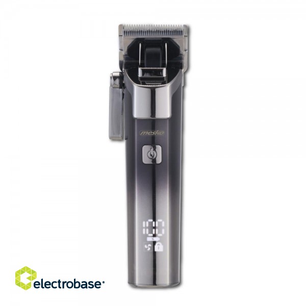 Mesko | Hair Clipper with LED Display | MS 2842 | Cordless | Number of length steps 8 | Grey image 1