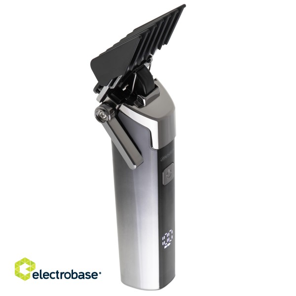 Mesko | Hair Clipper with LED Display | MS 2842 | Cordless | Number of length steps 8 | Grey image 4