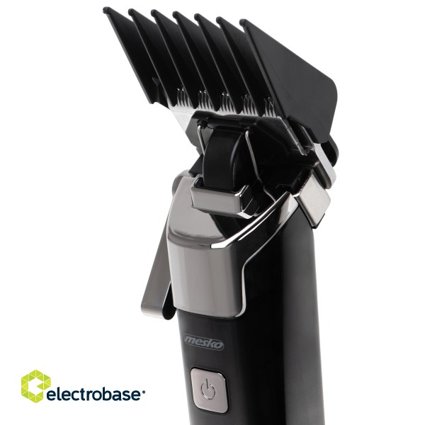 Mesko | Hair Clipper with LED Display | MS 2842 | Cordless | Number of length steps 8 | Grey image 7