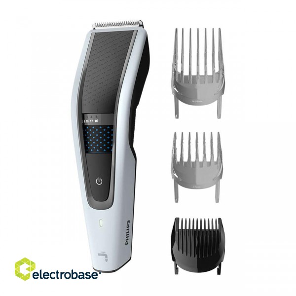 Philips | Hair clipper | HC5610/15 | Cordless or corded | Number of length steps 28 | Step precise 1 mm | Black/Grey фото 1