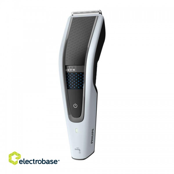 Philips | Hair clipper | HC5610/15 | Cordless or corded | Number of length steps 28 | Step precise 1 mm | Black/Grey фото 4