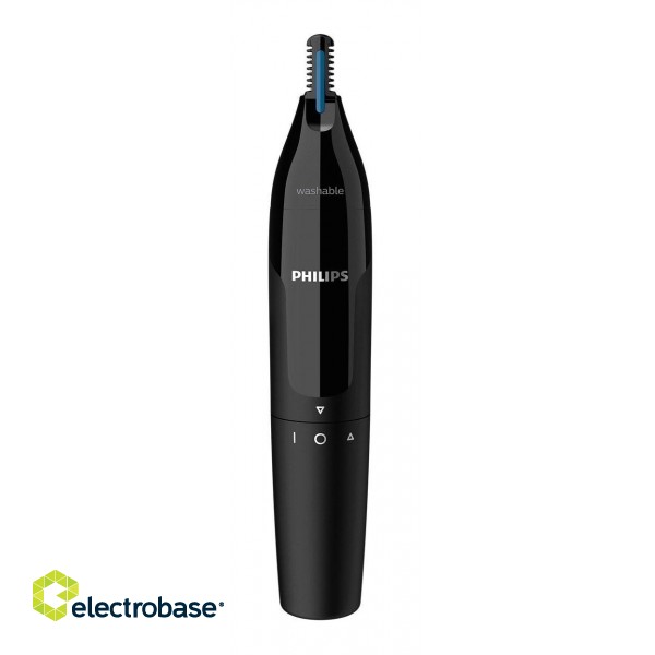 Philips | Nose and Ear Trimmer | NT1650/16 | Nose Hair Trimmer | Wet & Dry | Black image 1