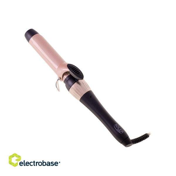 Adler | Curling Iron | AD 2118 | Ceramic heating system | Barrel diameter 32 mm | Temperature (max) 200 °C | 56 W | Black/Pink image 2