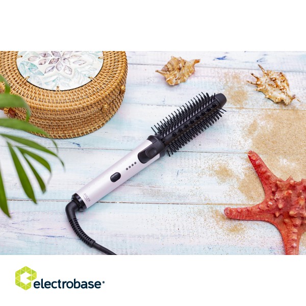 Adler | Curling iron with comb | AD 2113 | Ceramic heating system | Barrel diameter 26 mm | Temperature (min)  °C | Temperature (max) 200 °C | Number of heating levels | Display | 60 W paveikslėlis 7