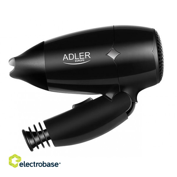 Adler | Hair Dryer | AD 2251 | 1400 W | Number of temperature settings 2 | Black фото 3