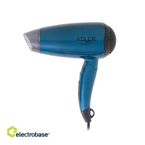 Adler | Hair Dryer | AD 2263 | 1800 W | Number of temperature settings 2 | Blue фото 3