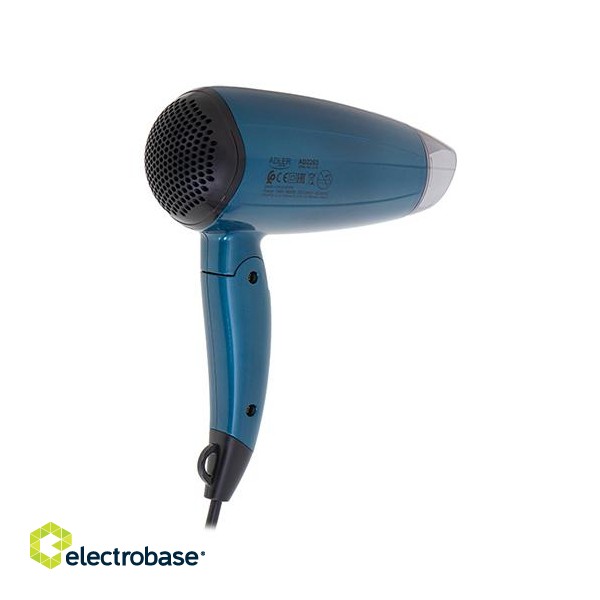 Adler | Hair Dryer | AD 2263 | 1800 W | Number of temperature settings 2 | Blue фото 5