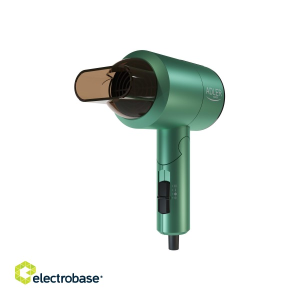 Adler | Hair Dryer | AD 2265 | 1100 W | Number of temperature settings 2 | Green image 1