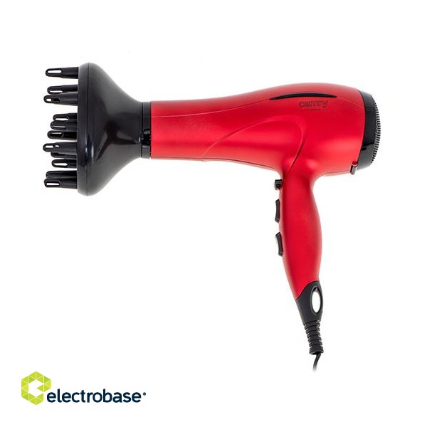 Camry | Hair Dryer | CR 2253 | 2400 W | Number of temperature settings 3 | Diffuser nozzle | Red image 5