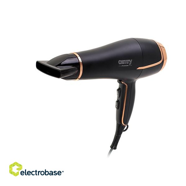 Camry | Hair Dryer | CR 2255 | 2200 W | Number of temperature settings 3 | Diffuser nozzle | Black image 5
