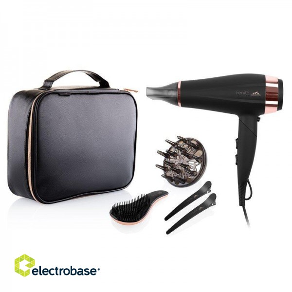 ETA | Hair Care Gift Set | ETA732090020 Fenité | 2200 W | Number of temperature settings 3 | Ionic function | Diffuser nozzle | Black Edition фото 1