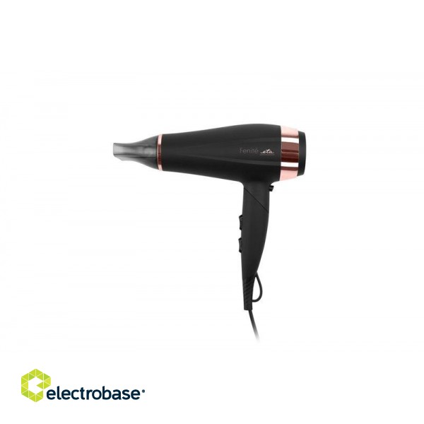 ETA | Hair Care Gift Set | ETA732090020 Fenité | 2200 W | Number of temperature settings 3 | Ionic function | Diffuser nozzle | Black Edition image 2