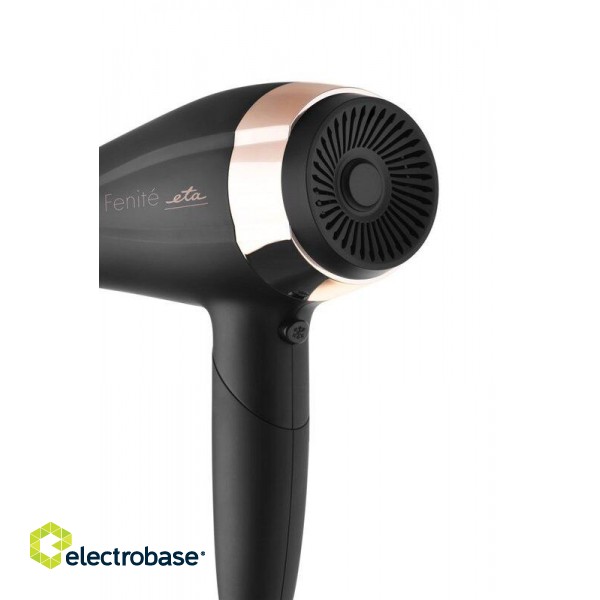 ETA | Hair Care Gift Set | ETA732090020 Fenité | 2200 W | Number of temperature settings 3 | Ionic function | Diffuser nozzle | Black Edition image 4