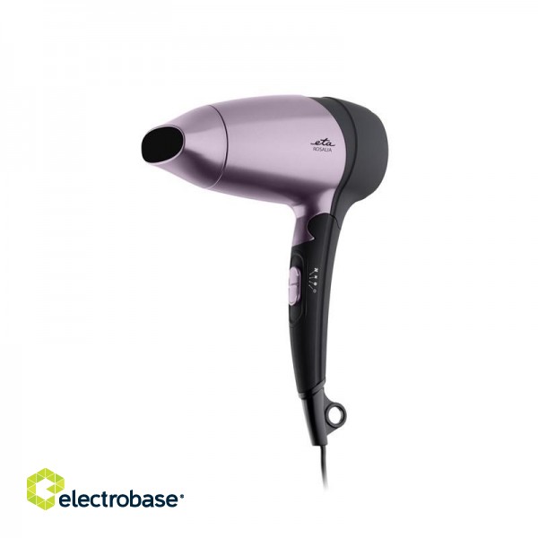 ETA | Hair Dryer | ETA632090000 Rosalia | 1200 W | Number of temperature settings 3 | Black/Purple image 1
