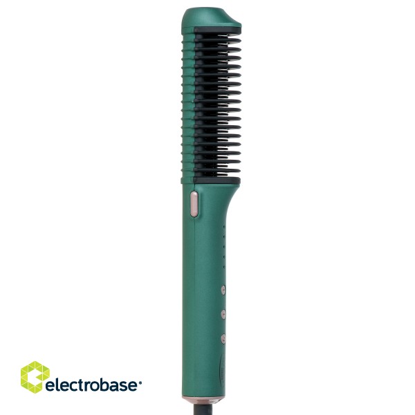 Adler | Straightening Brush | AD 2324 | Warranty 24 month(s) | Display | Temperature (min)  °C | Temperature (max) 210 °C | Number of heating levels | Green image 3