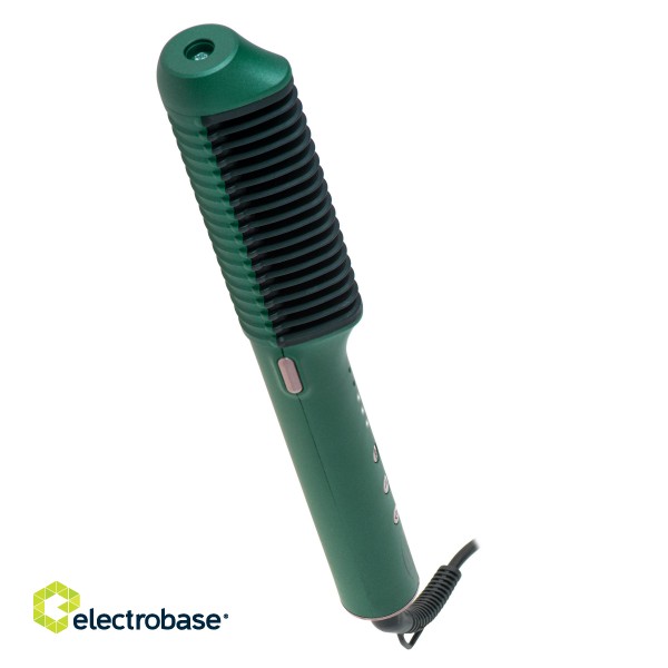 Adler | Straightening Brush | AD 2324 | Warranty 24 month(s) | Display | Temperature (min)  °C | Temperature (max) 210 °C | Number of heating levels | Green image 5