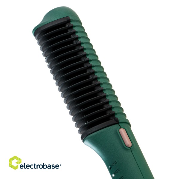 Adler | Straightening Brush | AD 2324 | Warranty 24 month(s) | Display | Temperature (min)  °C | Temperature (max) 210 °C | Number of heating levels | Green image 6