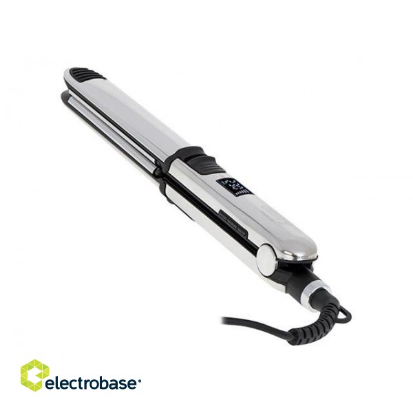 Camry | Professional hair straightener | CR 2320 | Warranty  month(s) | Ionic function | Display LCD digital | Temperature (min)  °C | Temperature (max) 230 °C | Number of heating levels | Stainless steel image 2