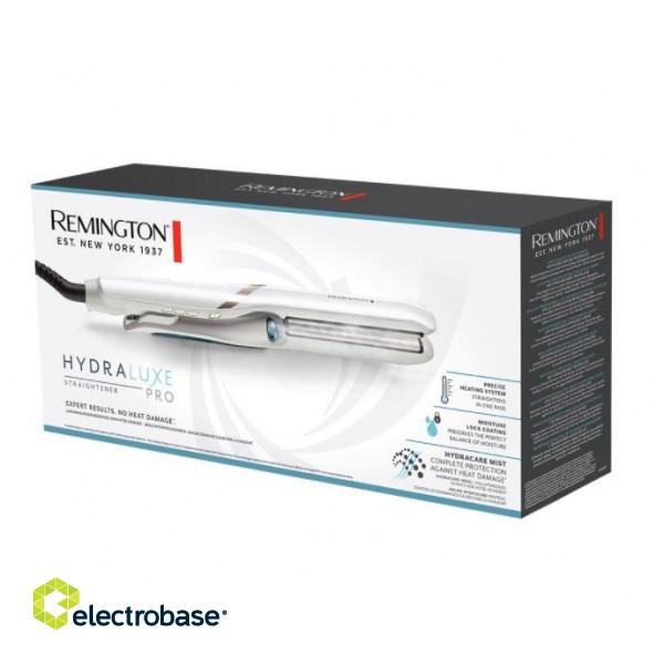 Remington | Hydraluxe Pro Hair Straightener | S9001 | Warranty  month(s) | Ceramic heating system | Display | Temperature (min)  °C | Temperature (max) 230 °C | Number of heating levels | W фото 5