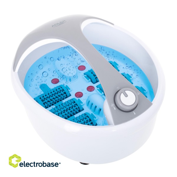 Adler | Foot massager | AD 2177 | Warranty 24 month(s) | Number of accessories included | 450 W | White/Silver фото 2