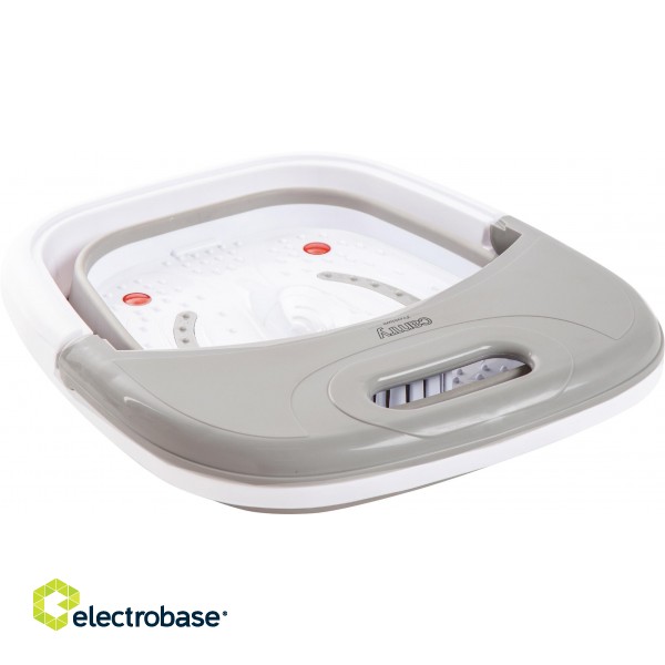 Camry | Foot massager | CR 2174 | Number of massage zones | Bubble function | Heat function | 450 W | White/Silver фото 2