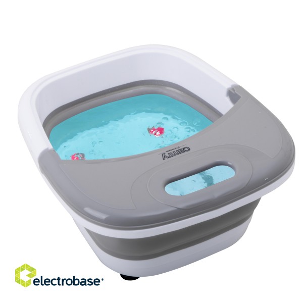 Camry | Foot massager | CR 2174 | Number of massage zones | Bubble function | Heat function | 450 W | White/Silver фото 4