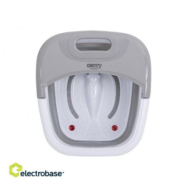 Camry | Foot massager | CR 2174 | Number of massage zones | Bubble function | Heat function | 450 W | White/Silver фото 1