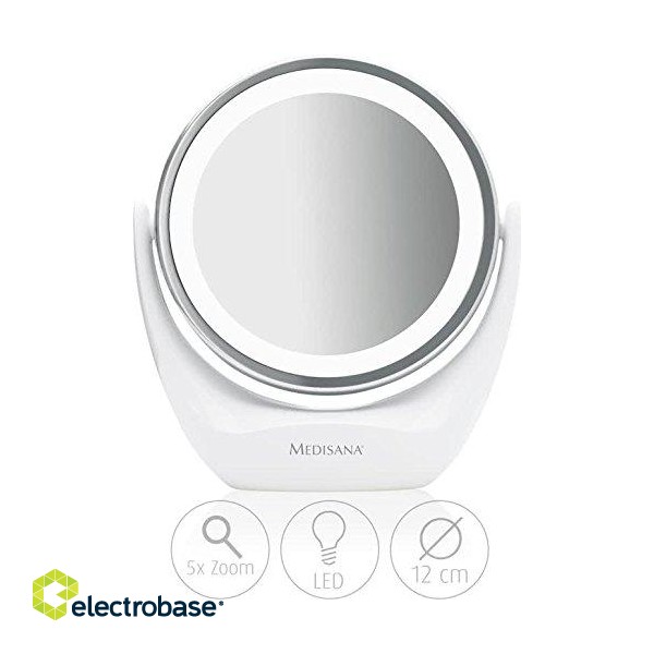 Medisana | CM 835  2-in-1 Cosmetics Mirror | 12 cm | High-quality chrome finish image 3