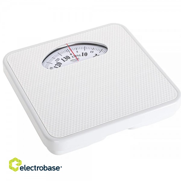 Adler | Mechanical Bathroom Scale | AD 8179w | Maximum weight (capacity) 136 kg | Accuracy 1000 g | White image 3