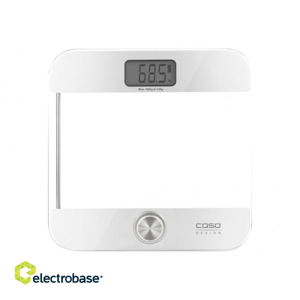 Caso | Body Energy Ecostyle personal scale | 3416 | Maximum weight (capacity) 180 kg | Accuracy 100 g | White/Grey image 4