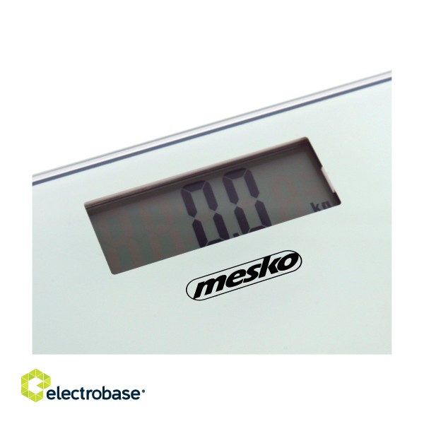 Mesko | Bathroom scale | 8150b | Maximum weight (capacity) 150 kg | Accuracy 100 g | Body Mass Index (BMI) measuring | Black фото 10