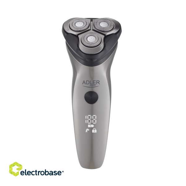 Adler | Electric Shaver with Beard Trimmer | AD 2945 | Operating time (max) 60 min | Wet & Dry image 2