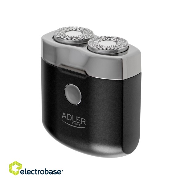 Adler | Travel Shaver | AD 2936 | Operating time (max) 35 min | Lithium Ion | Black фото 1