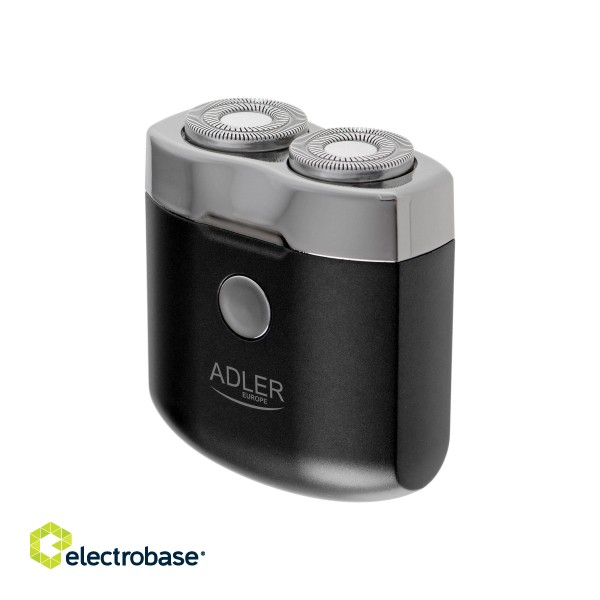 Adler | Travel Shaver | AD 2936 | Operating time (max) 35 min | Lithium Ion | Black фото 2