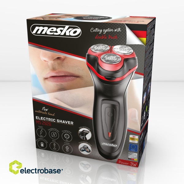 Mesko | Electric Shaver | MS 2926 | Operating time (max) 30 min | NiMH | Black image 8