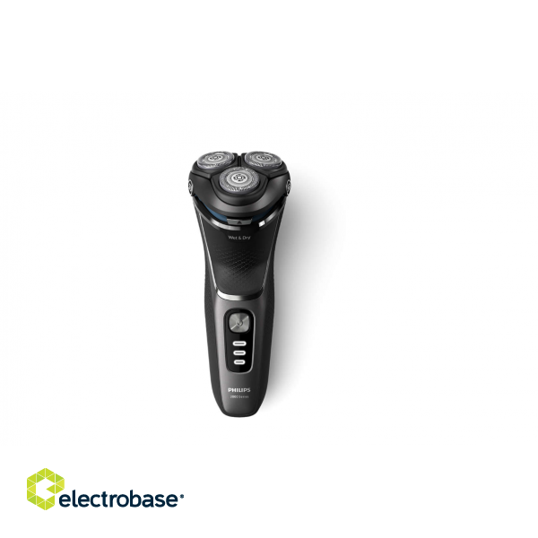Philips | Shaver | S3343/13 | Operating time (max) 60 min | Wet & Dry | Lithium Ion | Black фото 2