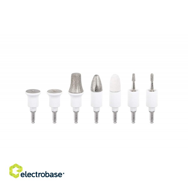 Medisana | Manicure/Pedicure device with 7 attachments | MP 815 | White image 4